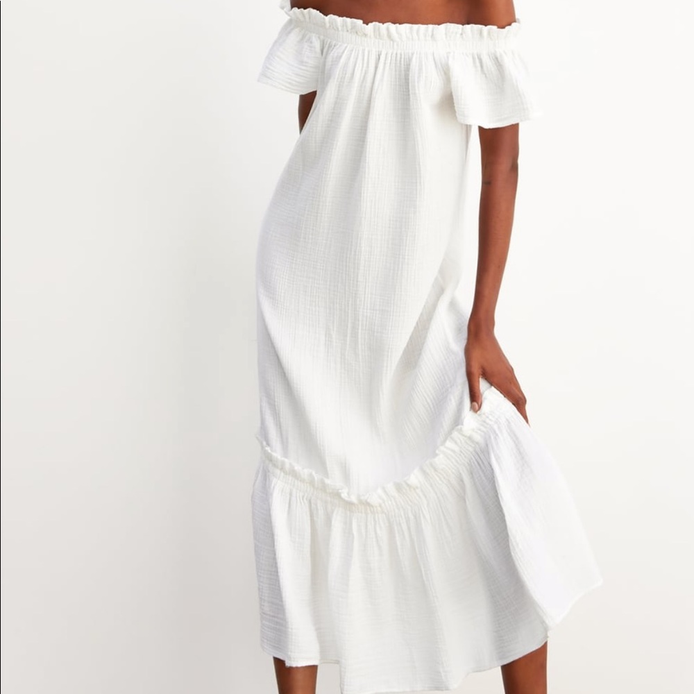 White Zara dress